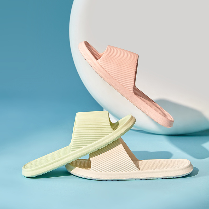 Оптовая продажа домашних тапочек и сланцев с эффектом экскрементов, кросс-браундерные EVA тапочки