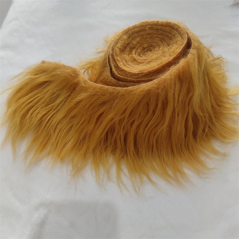 Faux Fur Home Decoration Christmas Tree Skirt Accessories Ornaments Beard Handmade DIY Plush Toy Doll Fabric