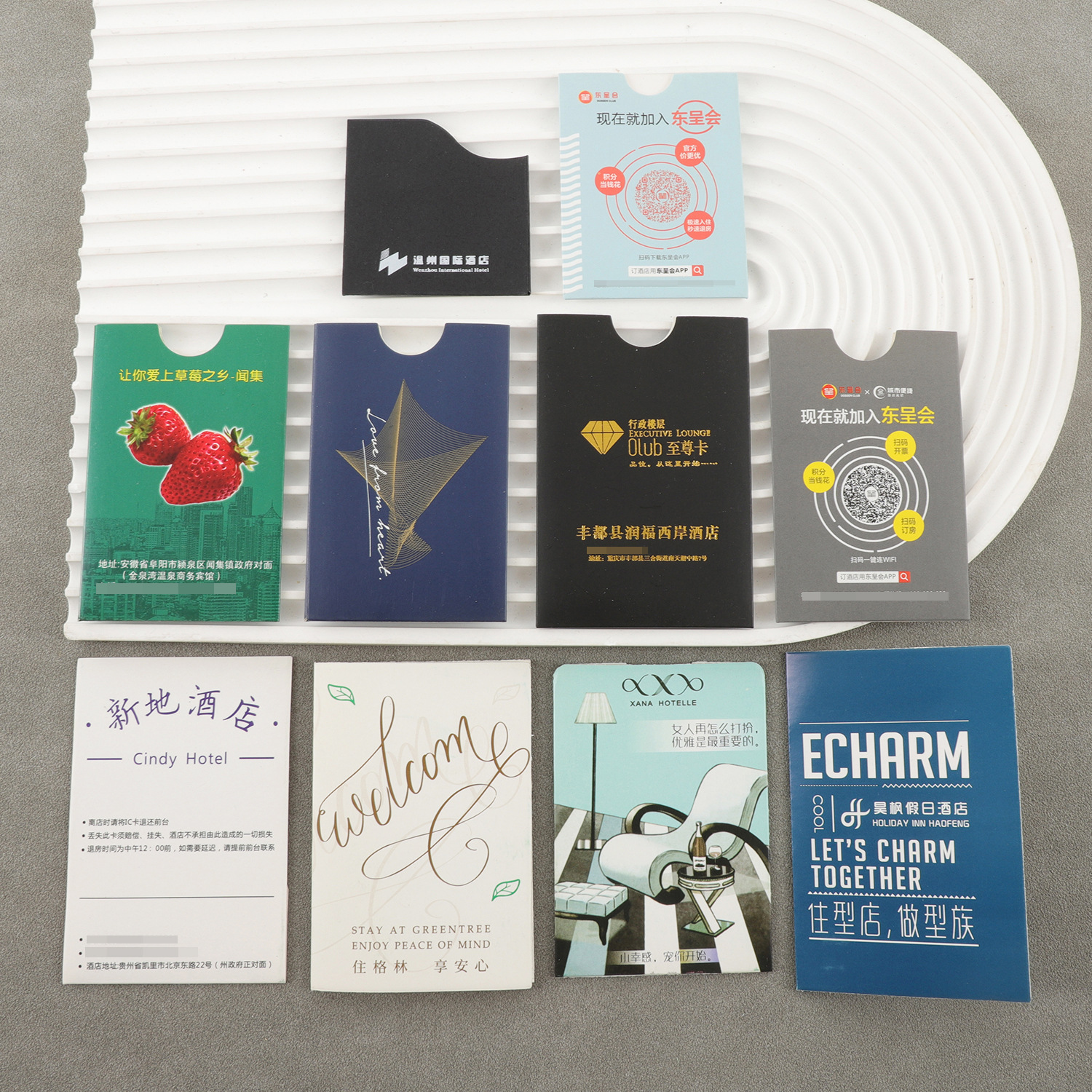 Customized Hotel Room Card Holder, Customized B&B Hotel Room Card Holder, Customized Business Club Paper Holder, Card Holder, Special Color Printing Customization