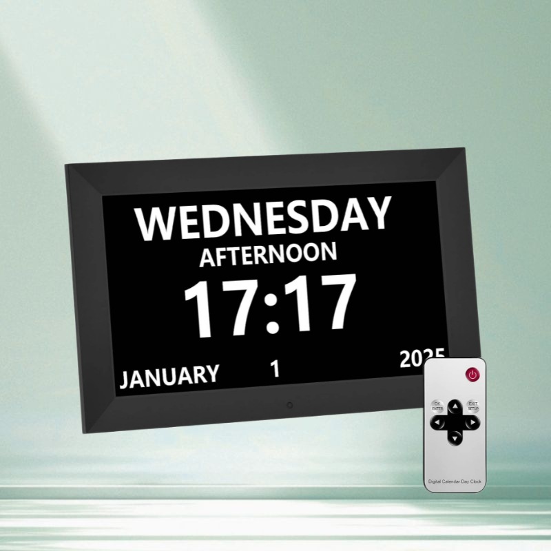 Amazon's Hot Model 10.1inch Smart Digital Clock Machine Small Size Stand-Alone Version Display Stand Hd Advertising Machine