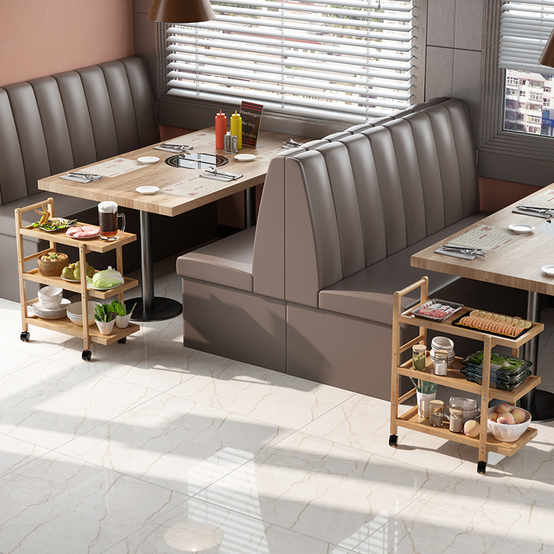 Hot Pot Shop Shelf Multi-layer Carts Special Shelf for Vegetables Shelf Shelf Storage for Commercial Restaurant Kitchen