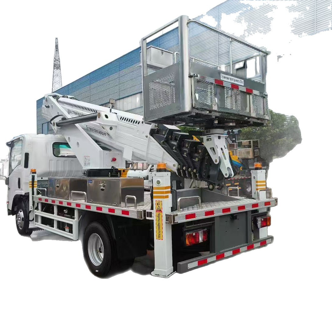 Cross-Border Export Specializes in 15- 45.6m Telescopic Arm Aerial Work Platform Lift Truck for High-Altitude Work