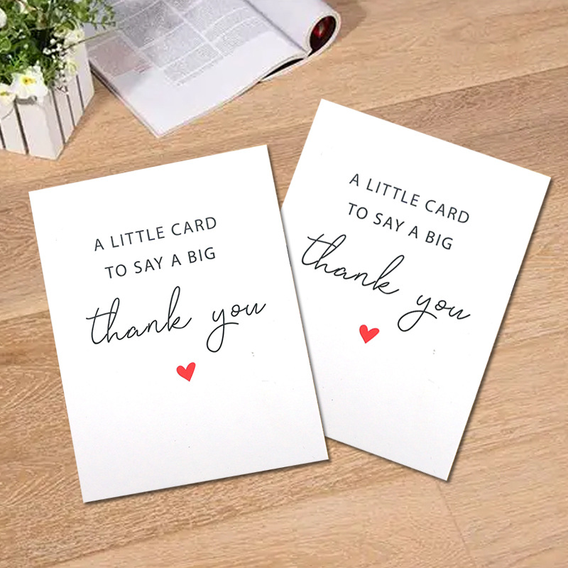 In-Stock Cross-Border Hot Sale Temu Amazon Universal Thanksgiving Card Paper Keychain Small Gift Exchange Blessing Card