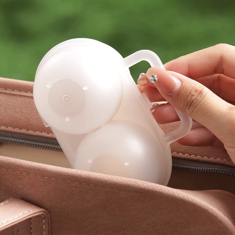 Outdoor Portable Egg Carton Anti-Fall Egg Storage Box Travel Shock-Proof Camping Style Anti-Shattering Egg Tray Breakfast Egg Carton