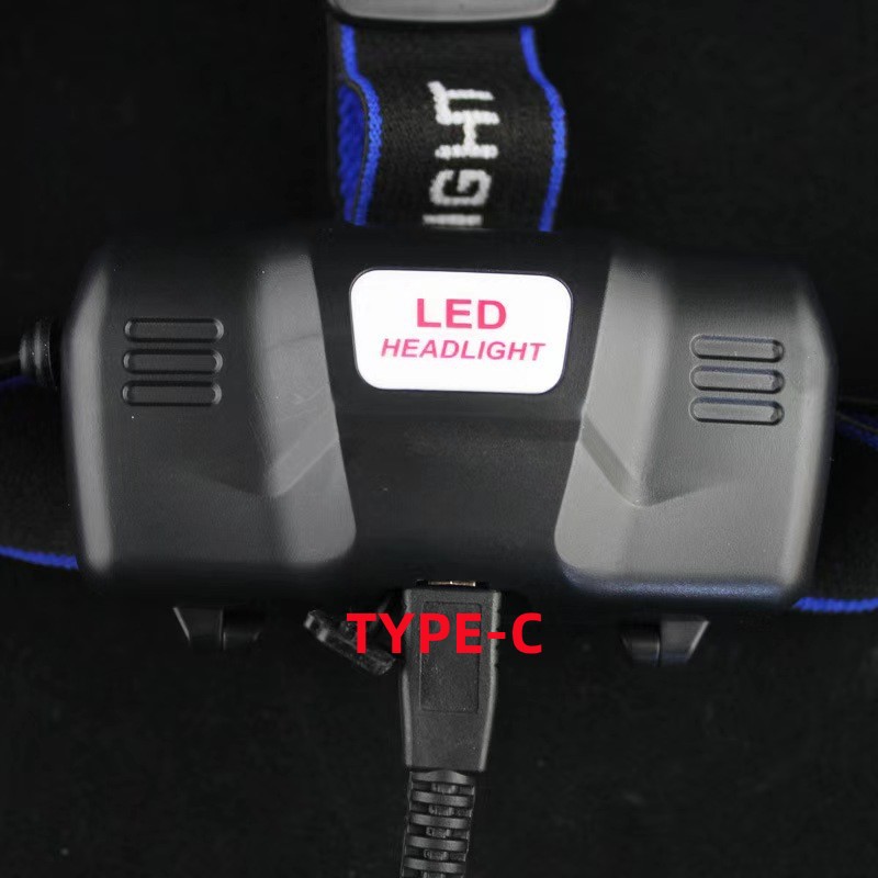 Wholesale LED long-shot headlight T6 super bright USB rechargeable waterproof outdoor fishing camping headset flashlight