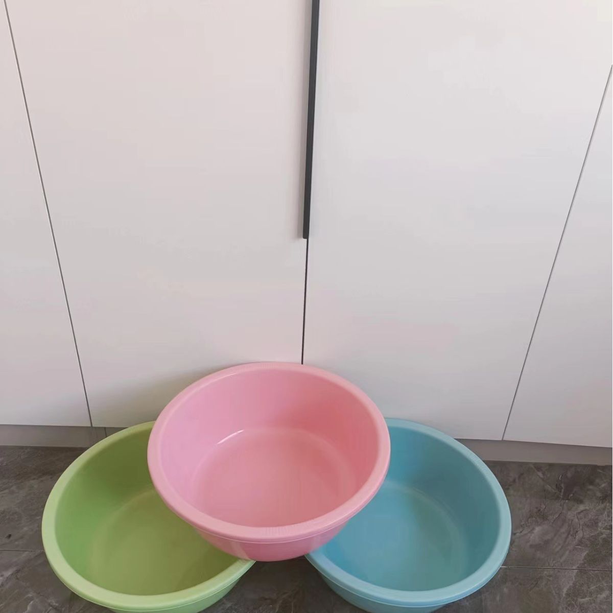 Supply Advertising Printed LOGO Printed Washbasin, Sales Gift Plastic Basin Wholesale Washbasin