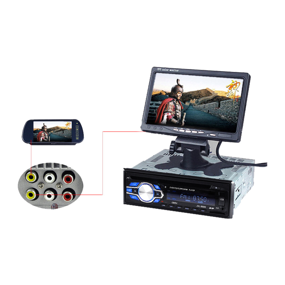 Car DVD player multi-function car DVD player Car single spindle DVD24V-12V Bluetooth call hands-free
