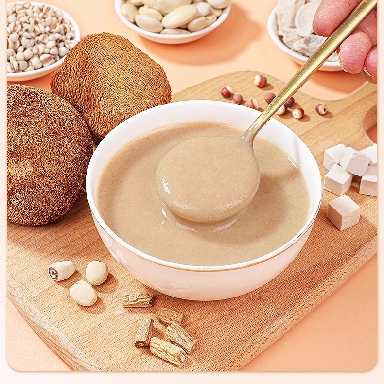 Beijing Tongrentang Bazhen Powder Prebiotic Poria, Yam and Rice Paste Ancient Method Nourishing Spleen and Stomach Healthy Breakfast Meal Replacement Powder