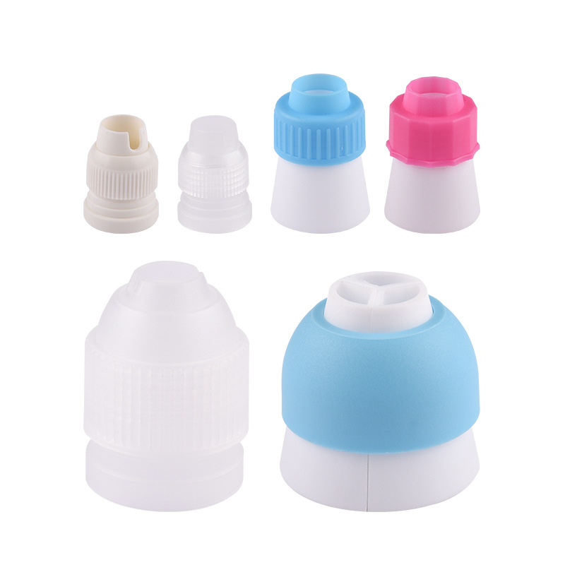 Factory spot small large three-color pp plastic converter conversion head cake cream mouth decorating mouth converter