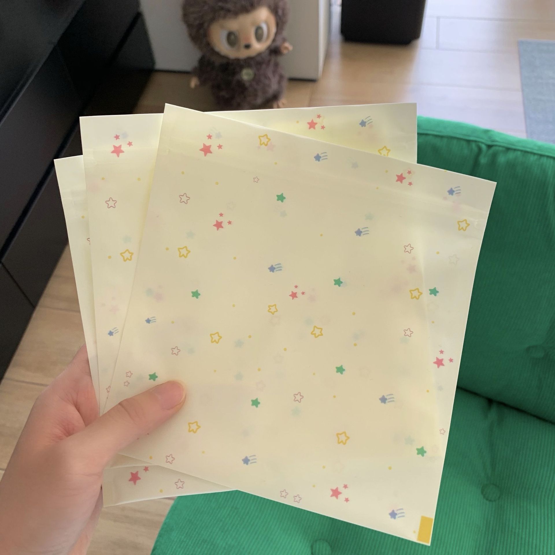 Упаковочный материал пищевого класса, упаковочный пакет для резинок для волос цвета пудры, пластиковый пакет с застежкой для нижнего белья