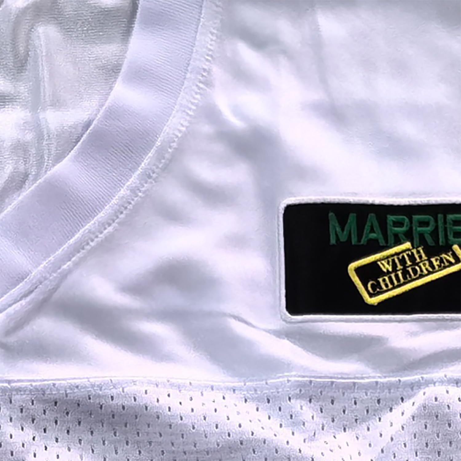 [Embroidered Us Size in Stock] Amazon 33 # Polkhigh Football Sweatshirt White Rugby Jersey for Men