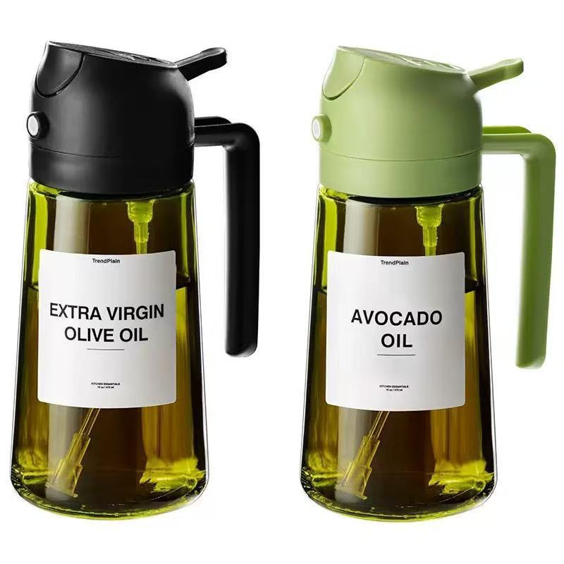Amazon Specializes in Spray-Type Light-Blocking Oil Spray Bottles, Which Are Dual-Purpose Glass Oil Bottles and Olive Oil Sprayers