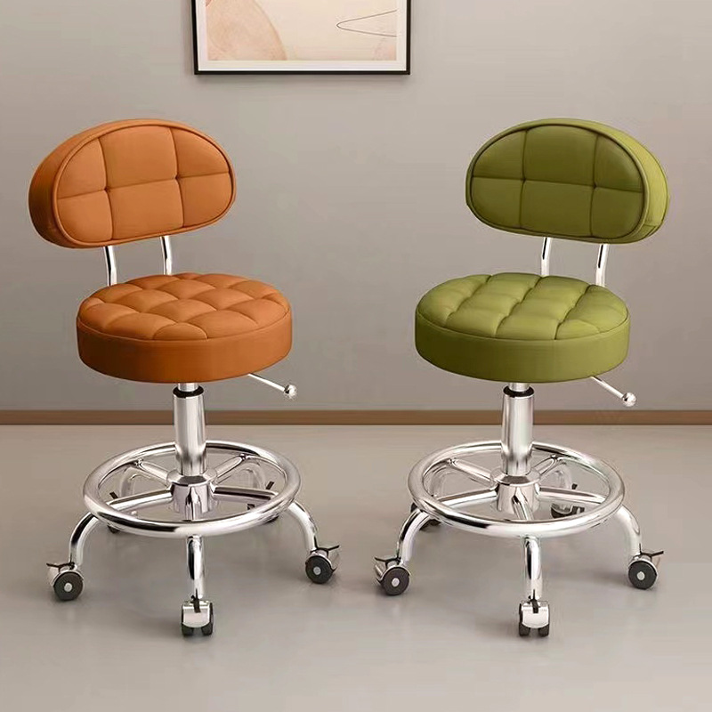 Jiangsong Furniture Bar Chair Bar Chair Lifting Swivel Barber Beauty Shop Small Chair Beauty Stool High Chair High Chair