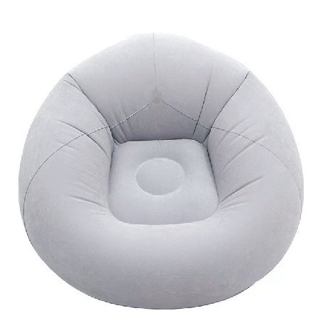 Flocked Single Inflatable Lazy Sofa Bean Bag Shaped Sofa Foldableable Lazy Sofa Single Inflatable Ball Sofa