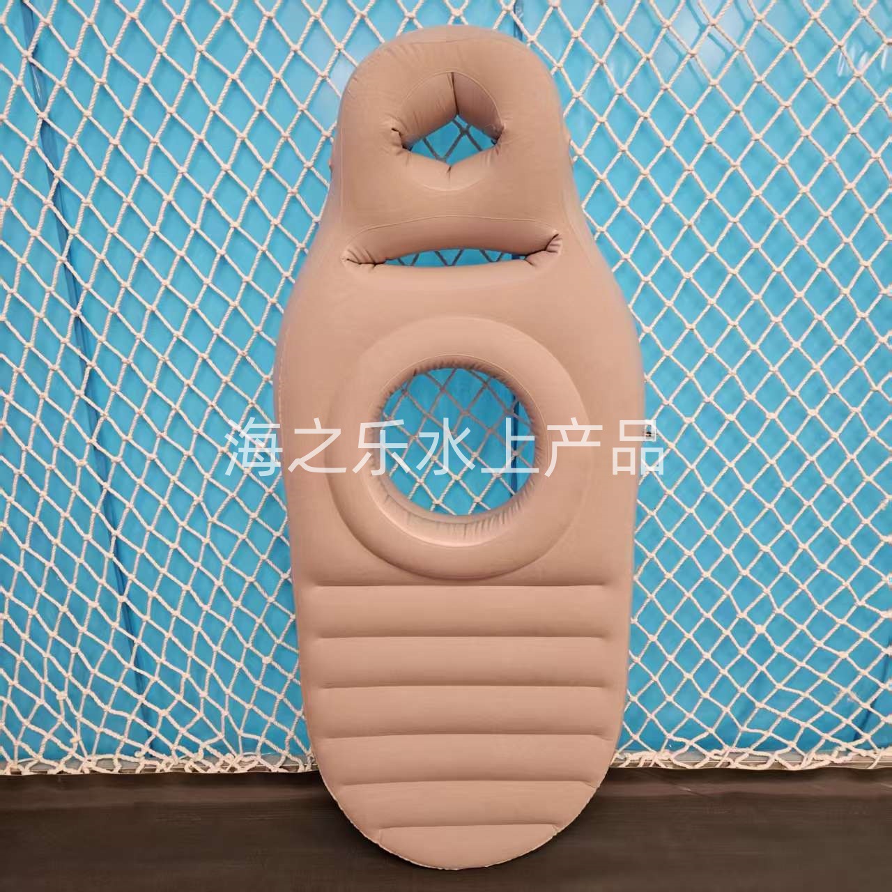 Thickened Inflatable Pregnant Women's Bed Mat Sleeping Pillow Inflatable Mat Surface Flocking Inflatable Mat for Pregnant Women