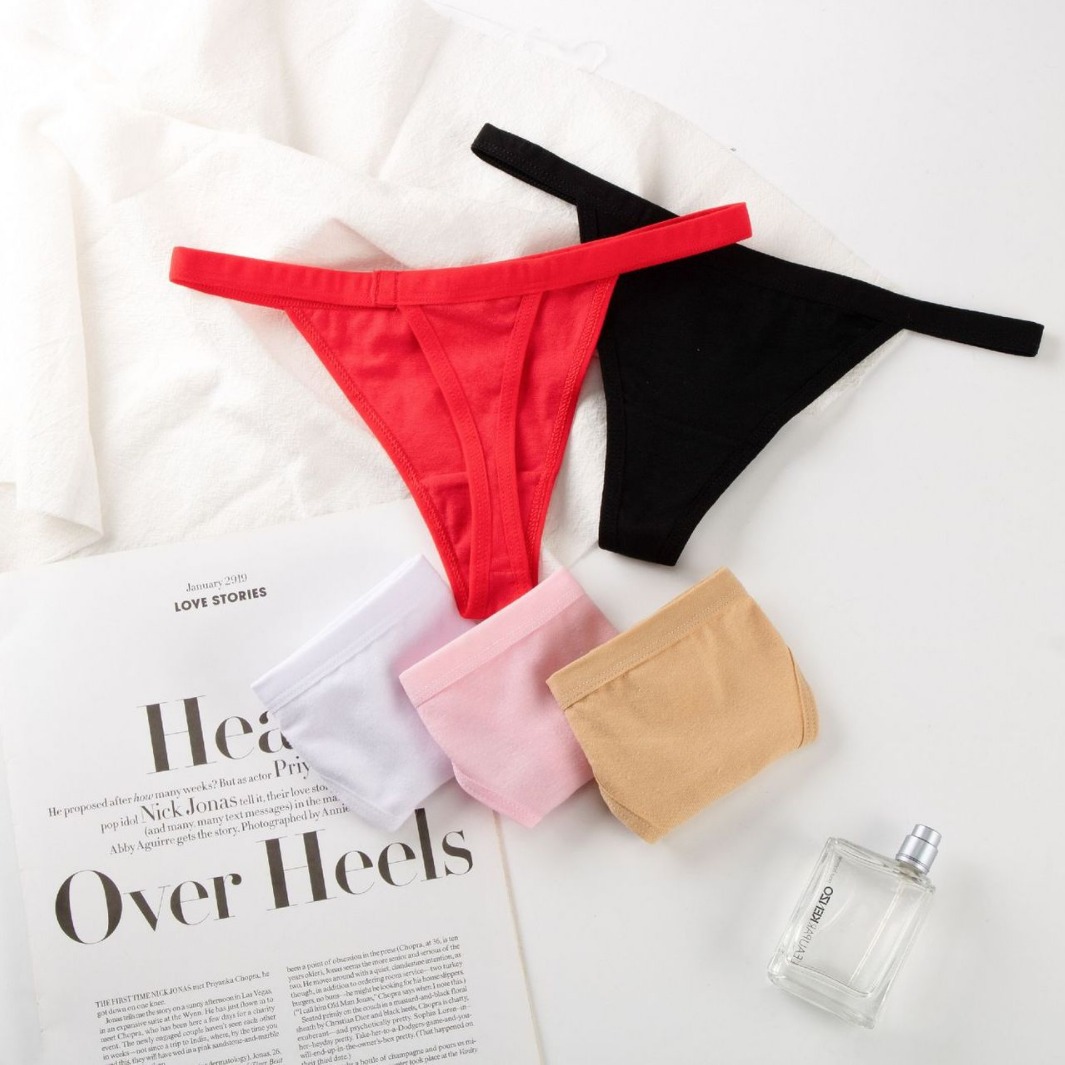 Foreign trade explosions sexy ladies cotton T-shaped underwear suitable for Europe and the United States 22 to 34 inch waist ladies