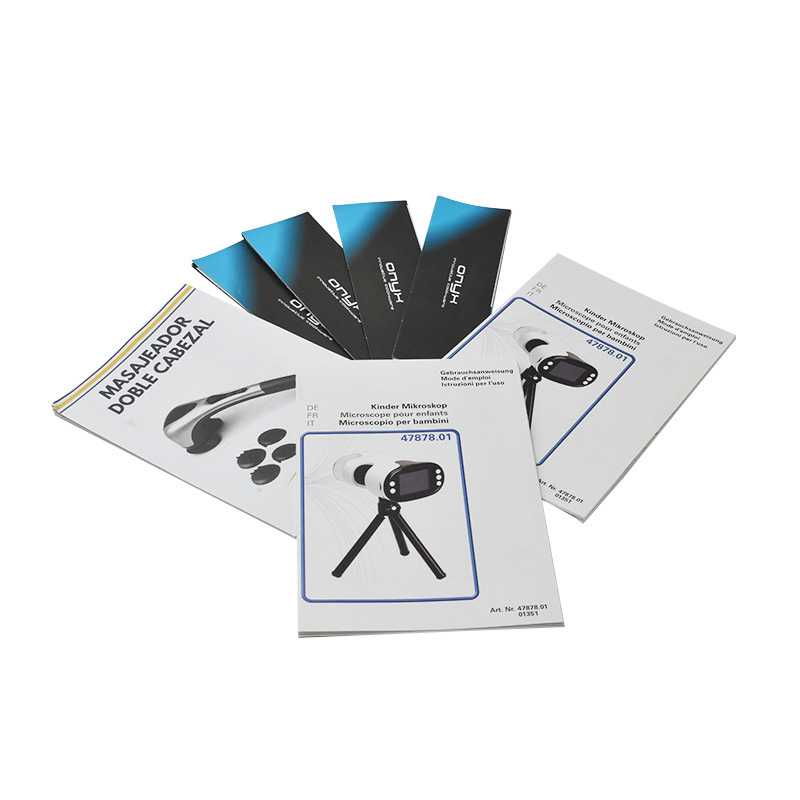 Product Brochure Printing Black and White Promotional Poster Magazine Exhibition Bi-Fold Printing Color Page Corporate Album Printing