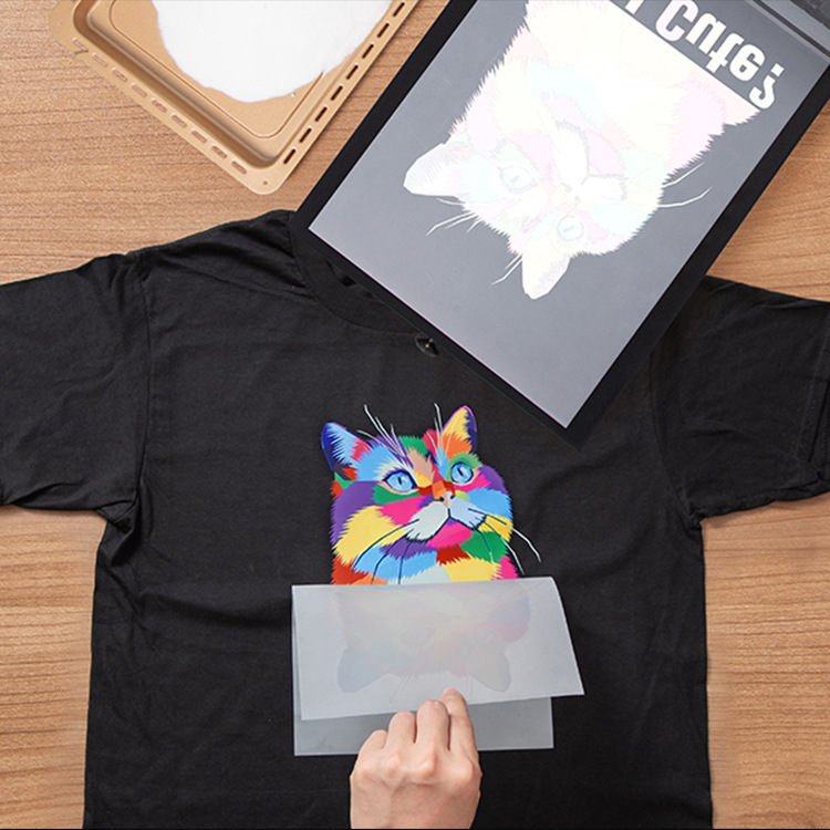 Factory Direct Sales Dtf White Ink Single-Sided Heat Transfer Film A3-A4 Cold/Hot Tear Transfer Film Dtf Single-Sided Printing Film