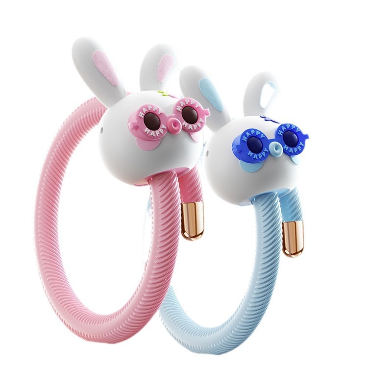 Mosquito Repellent Bracelet, Cartoon Rabbit Style, Cute Essential Oil, Anti-Mosquito Bites, Portable Mosquito Repellent for Outdoor Use