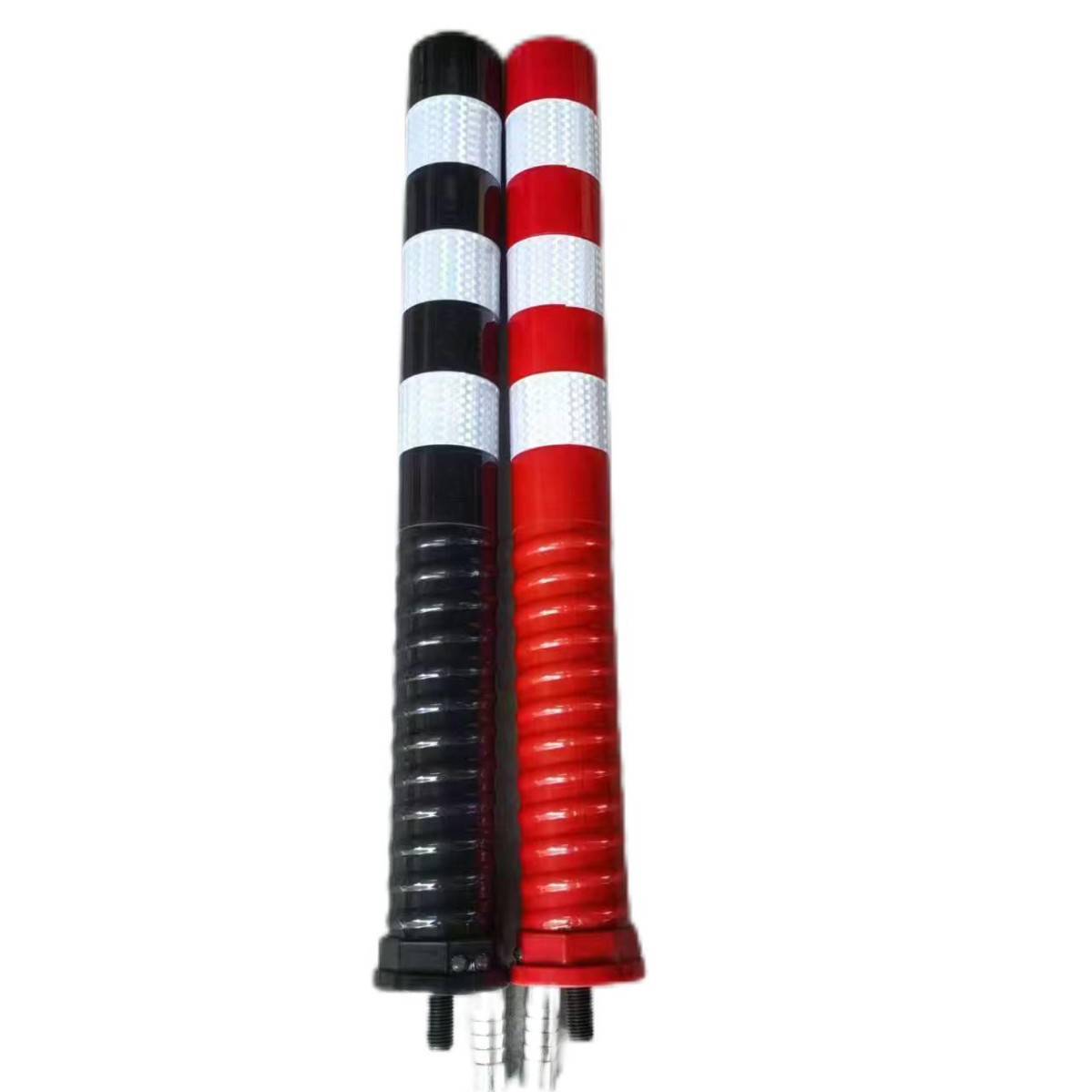 Tpu Plastic Warning Column Road Barricade Elastic Column Isolation Pile Reflective Column Diversion Column Road Crossing Note