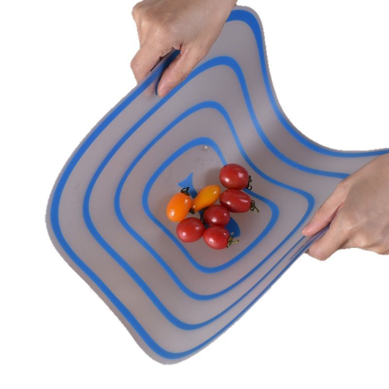 Frosted Classified Vegetable Cutting Pad, Kitchen Vegetable Cutting Pad, Various Anti-Slip Pads for Cutting Fruits and Vegetables