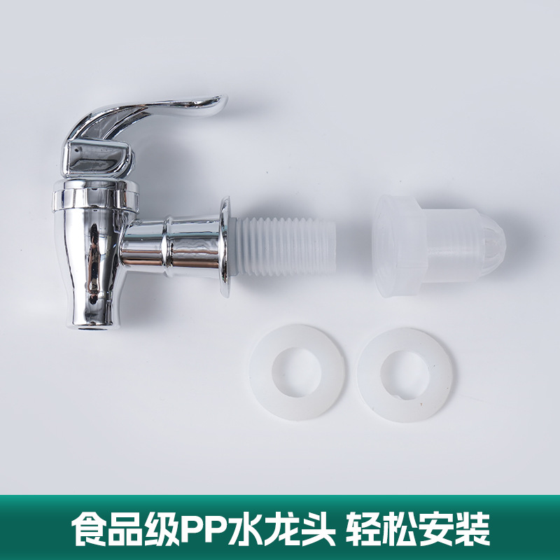 Press the Faucet to Fill the Wine Bottle with Water, Abs Plastic Extended Faucet Spout, Gold and Silver Color with Filter for Wine Jar