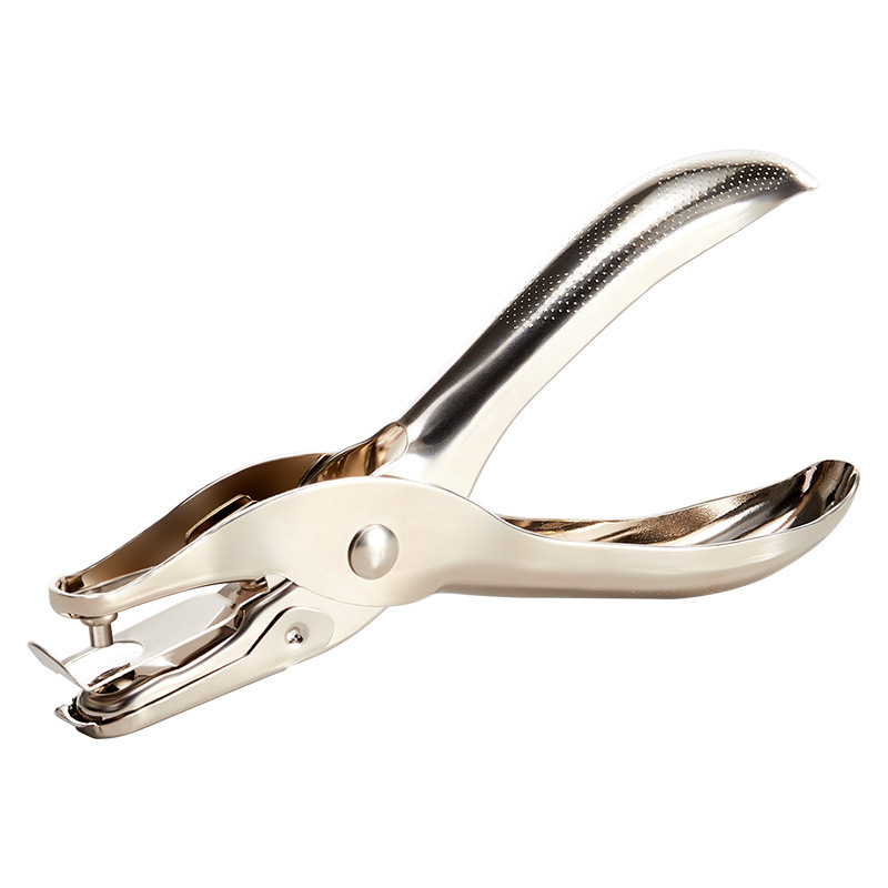 Puncher Small Punching Machine Metal Single Hole Puncher DIY Clothing Tag Punching Machine Labor-Saving Hole Puncher