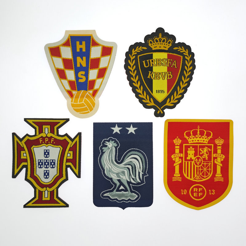 эмблема команды чемпионата мира Германия Франция Италия Бразилия Санья Португалия Бельгия вышитая тканевая нашивка