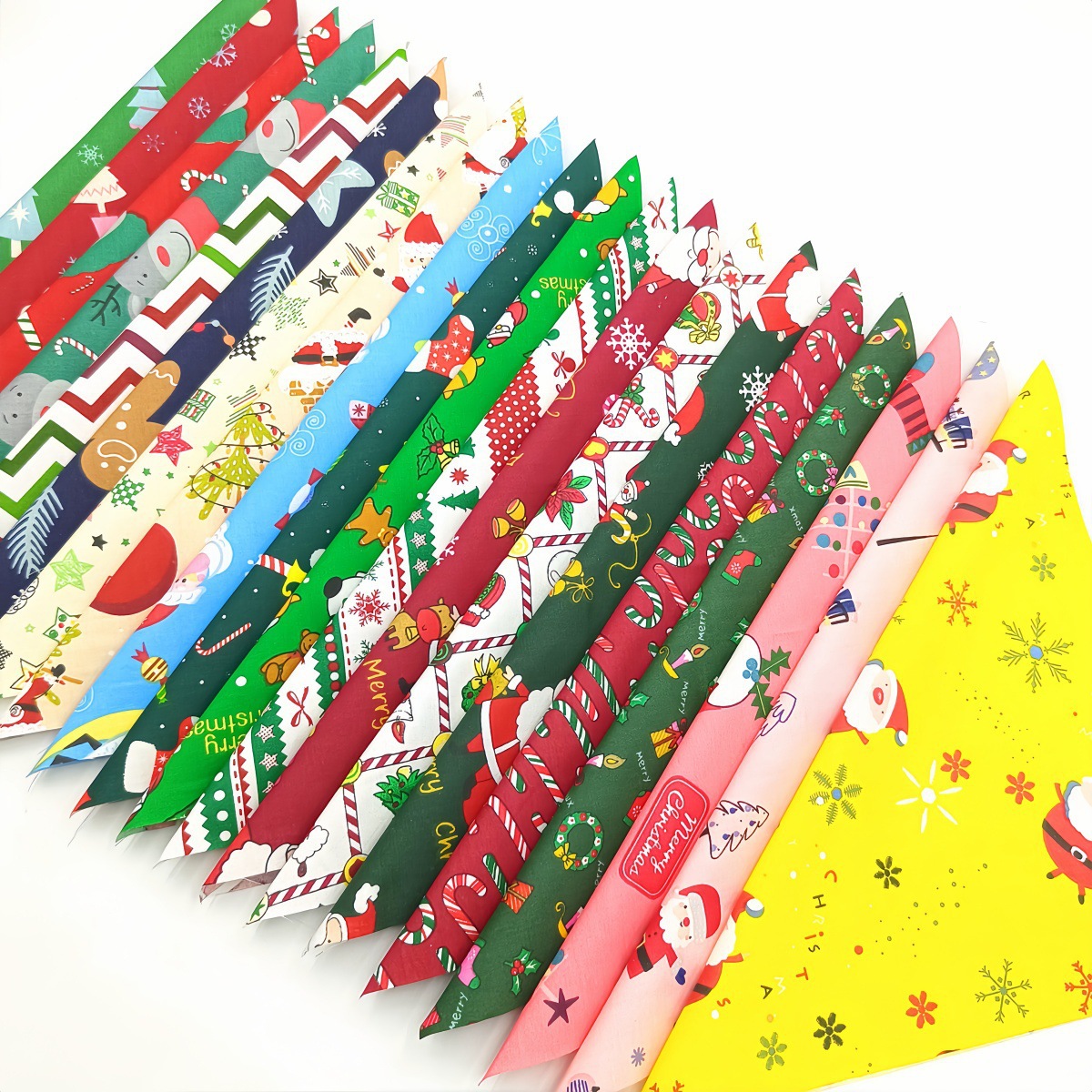 Cross-Border Exclusive Sale of Various Specifications of Christmas DIY Patchwork Strips and Cloth Blocks in Stock Wholesale. Theft of Pictures Will Be Investigated