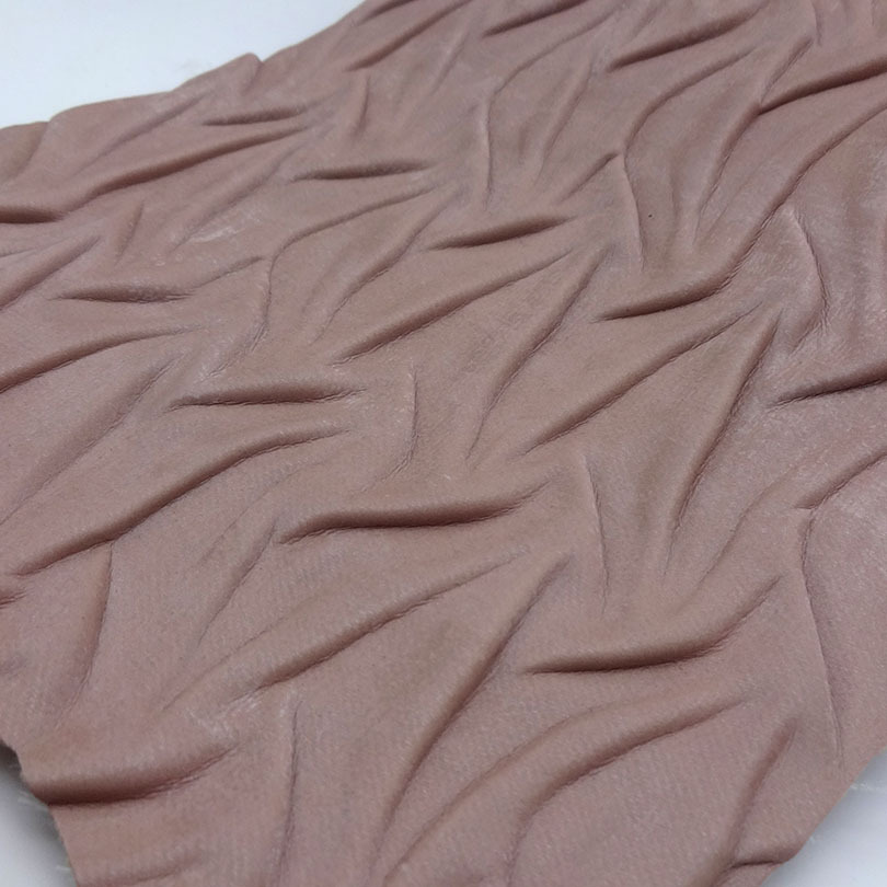 Leather Pleating Processing, Embossing and Folding Processing, Leather Fabric Processing, Pu Pleating Leather, Car Clothes, Lampshades