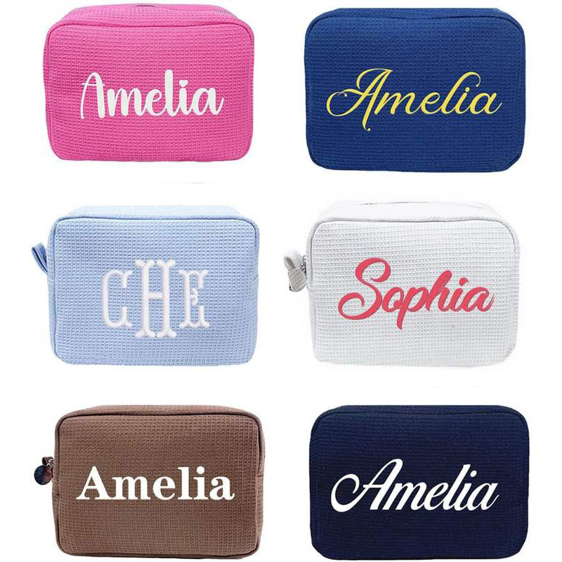 Сумка для косметики Cross-Border Custom Factory Waffle, простая портативная модная сумка, большая емкость, многофункциональная