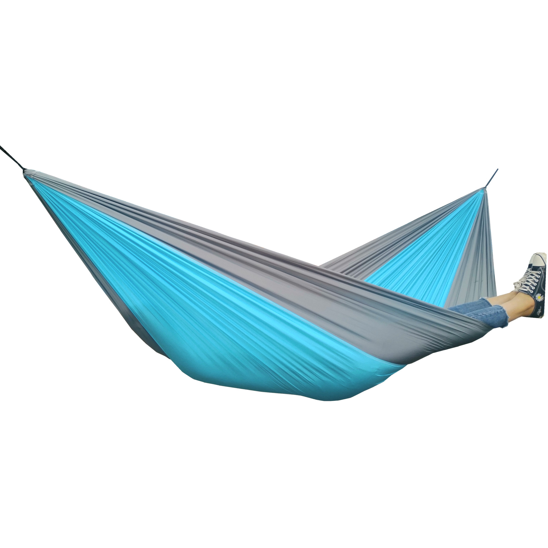 Sunny day paradise. Parachute cloth hammock nylon hammock/new hammock. Double hammock. Printable LOGO Outdoor