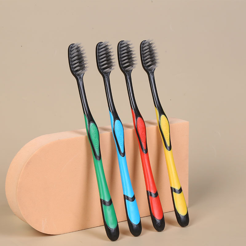 Little Doctor Single Pack Filament Soft Bristle Toothbrush Travel Household Bamboo Charcoal Soft Bristle Toothbrush Wholesale Adult Soft Bristle Toothbrush