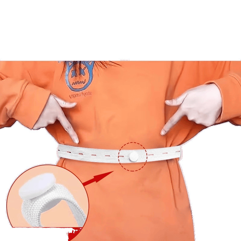 Sweatshirt Length Adjustment Tool with Hidden Buttons to Prevent Clothes from Falling Off, Adjustable Hem Strap for Unisex Jackets and Tops, Invisible Waist Cinching