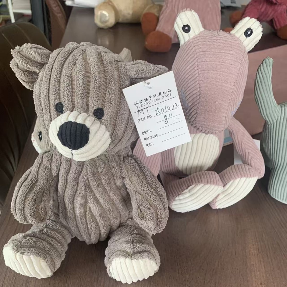 Corduroy Toy Bear Fabric Suitable for 0 to 35 Years Old