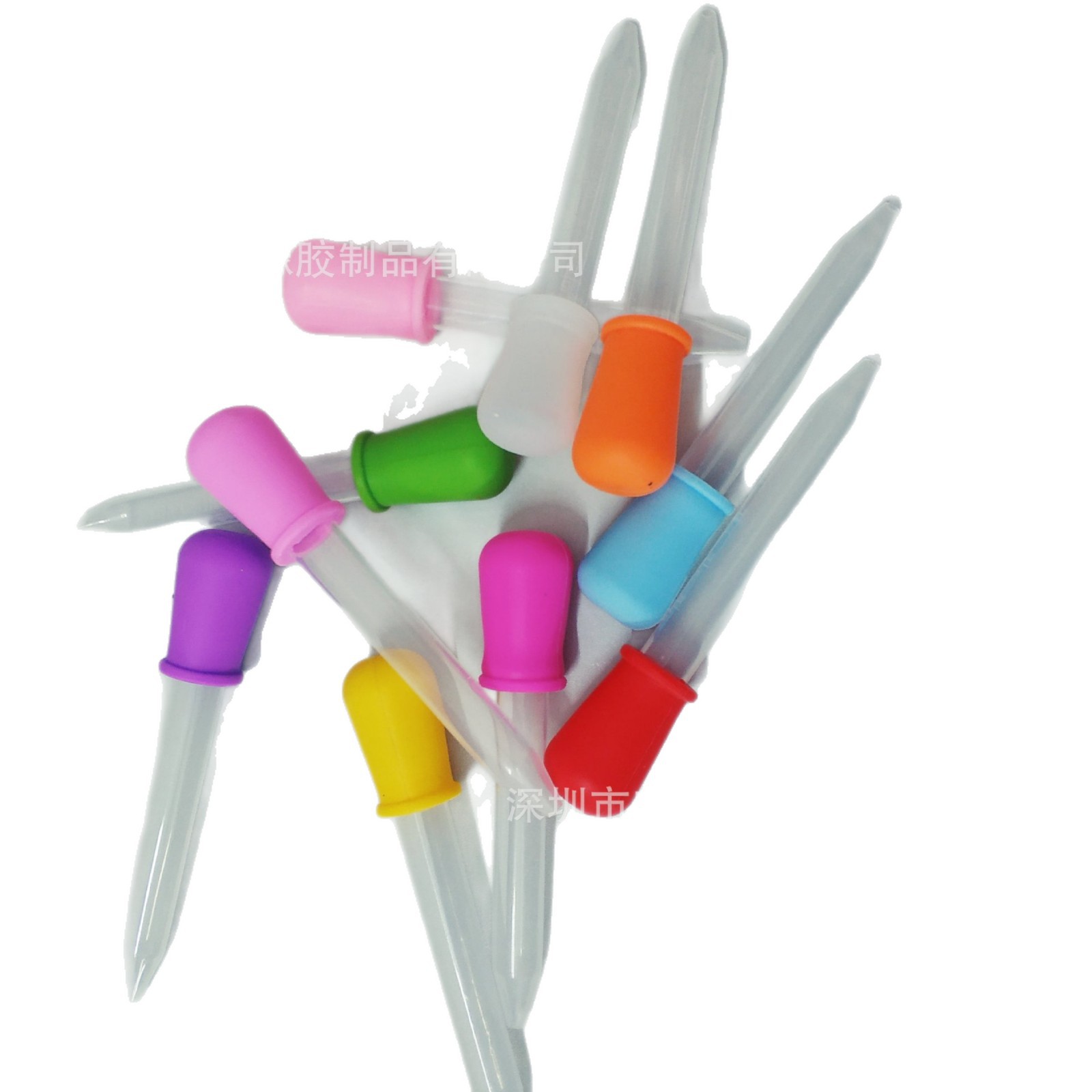 Manufacturers in stock 10 color 5ML water feeder silicone dropper baby infant anti-choking feeding scale dropper