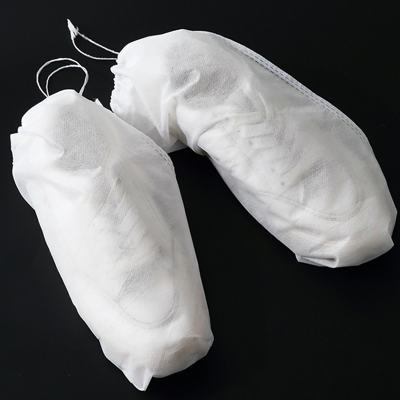 Non-woven white shoes sun protection yellow shoe bag storage bag organizing bag white shoes cool sun moisture proof anti-yellow bag storage shoe cover