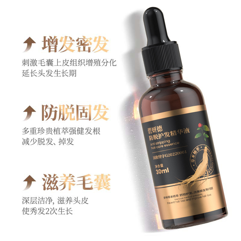 Anti-Hair Loss Essence, Hairline Repair, Herbal Hair Care, Dense Hair, Strong Hair Care, Anti-Hair Loss Hair Growth Serum, Customized