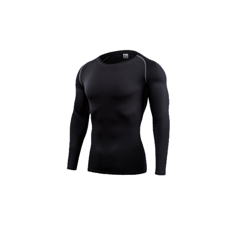 Men's Training Bodysuit, Sports Fitness Running Suit, Sweat-Wicking T-Shirt, Breathable and Quick-Drying, Exclusively Available for Cross-Border Use