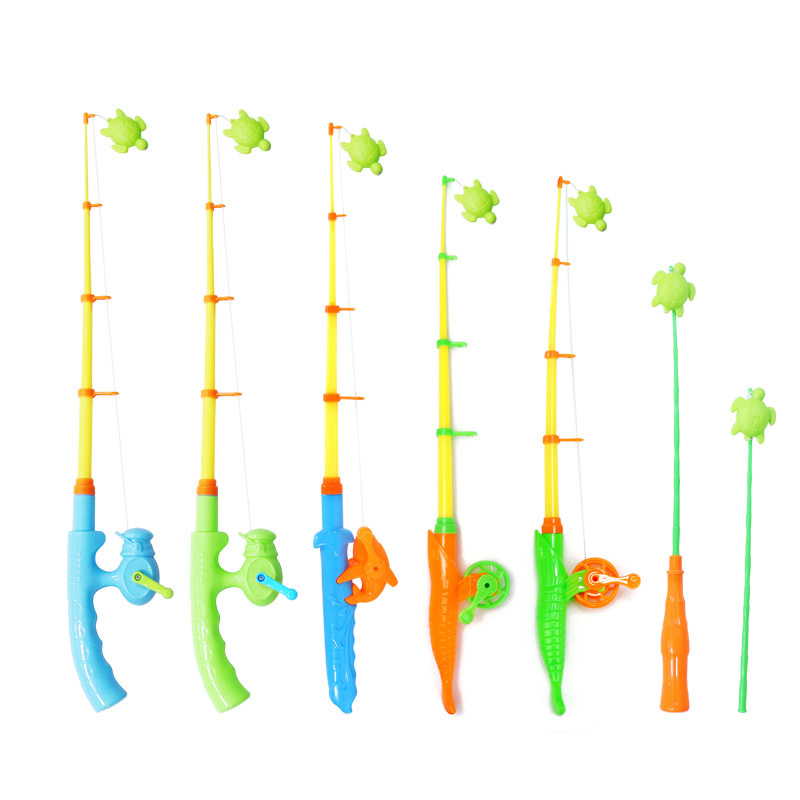 Children's Fishing Toys Kitten Fishing Rod Fishing Rod Accessories Fishing Net Magnetic Fish Baby Net Fishing Children's Educational