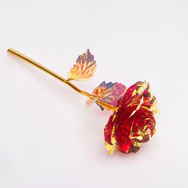 24K Gold Rose Gold Leaf Rose Flower Gold Leaf Flower Rose Gift Box Women's Day Valentine's Day Gift Event Gifts