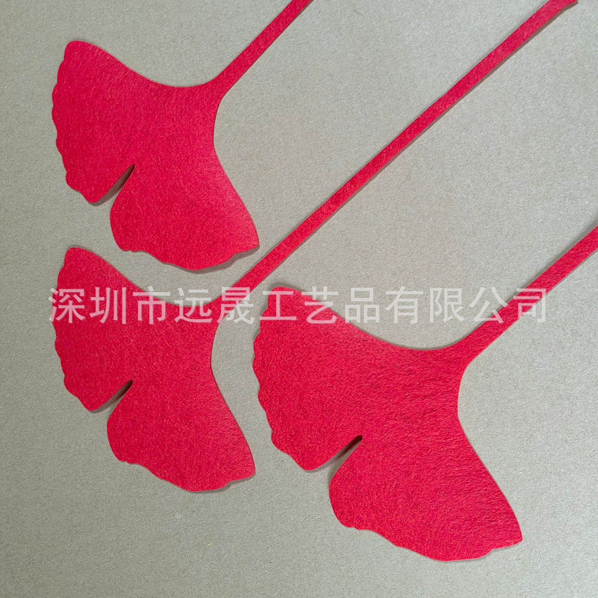 Creative Maple Leaf Ginkgo Leaf Non-Woven Laser Cutting Fabric Leather Punching Processing Clothing Fabric Cutting and Cutting