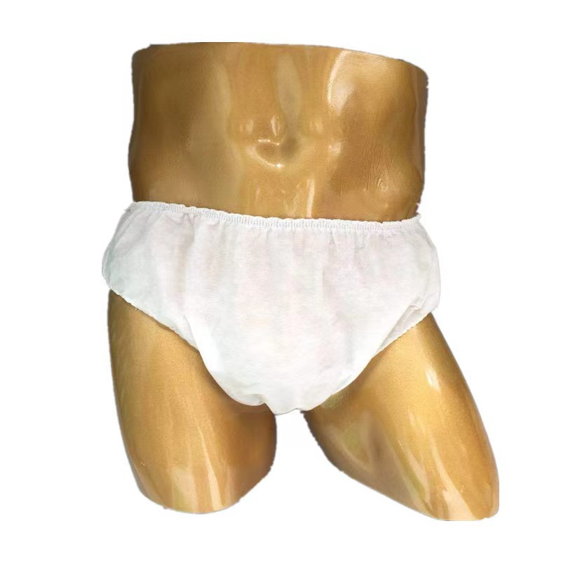 Unisex hotel disposable non-woven underwear front piece double beauty sweat steaming disposable underwear