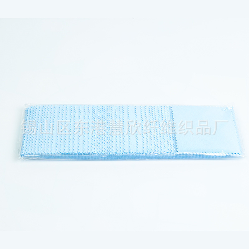 Silver cloth 8*8 independent packaging double-sided velvet wiping gold and silver cloth jewelry cleaning polishing OPP independent packaging wiping silver cloth