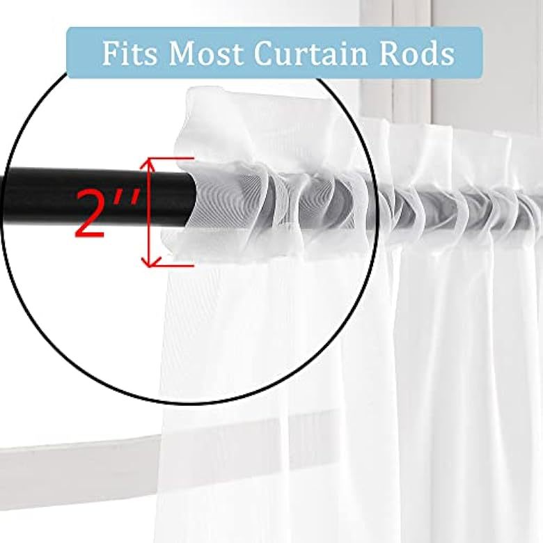 Cross-border curtain white gauze curtain Teflon curtain finished gauze curtain multi-color Amazon EBAY curtain