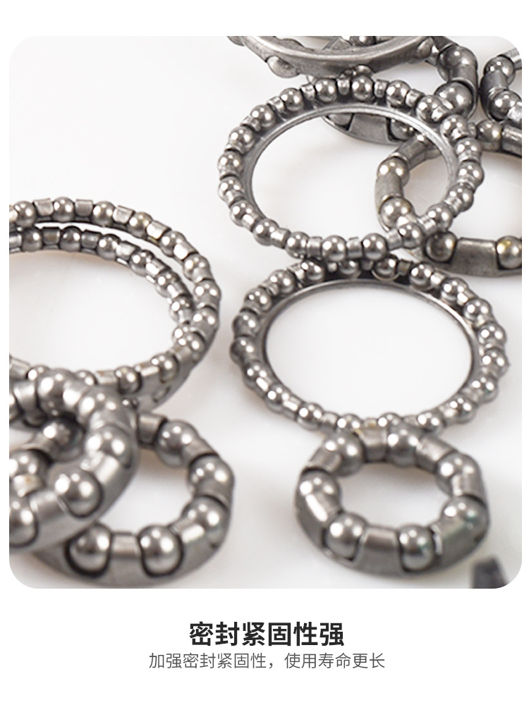 Bicycle Bead Frame Mountain Bike Front Fork Ball Bowl Set Front Front, Middle and Rear Axle Ball Frame Bicycle Stroller Bearing Accessories