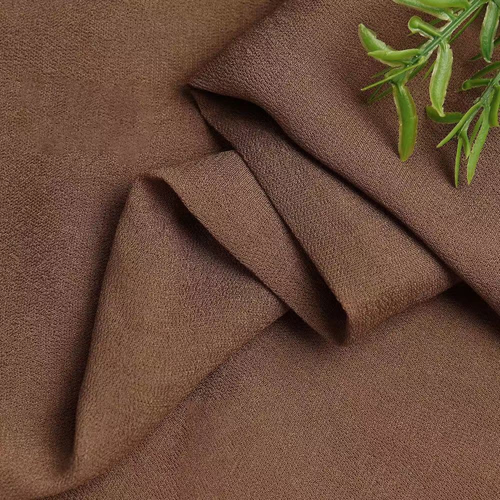 J3 Rayon Crepe De Chine Summer Women's Fashion Clothing Fabric, Exquisite, Elegant, Light, Smooth, Breathable, Matte and Supple