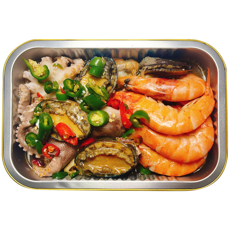 Fish sauce small seafood octopus instant fish sauce spicy small seafood canned cooked oysters abalone commercial wholesale