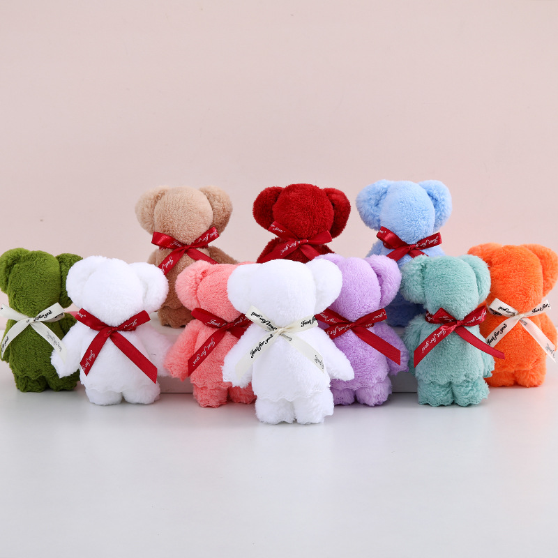 Полотенце из кораллового бархата с медведем, ручной подарок, подарочная коробка, свадебный, праздничный, подарок на открытие, оптовая продажа