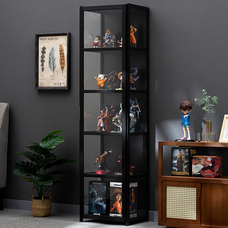 Home storage cabinet storage cabinet storage cabinet multi-layer with cabinet door bedroom home hand display cabinet batch